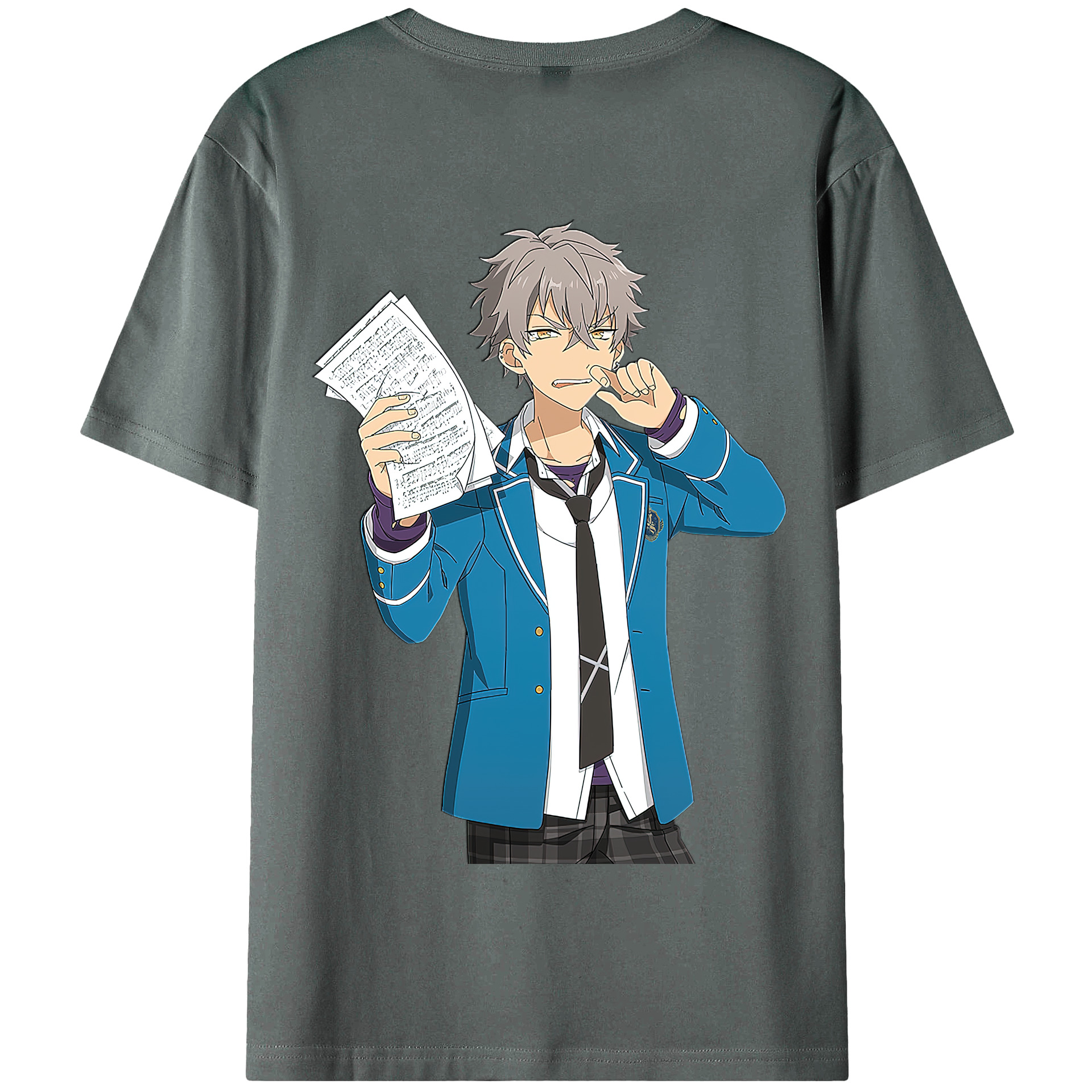 （画像用） あんさんぶるスターズ! Ensemble Stars 綿100％半袖Tシャツ（背面プリント）
